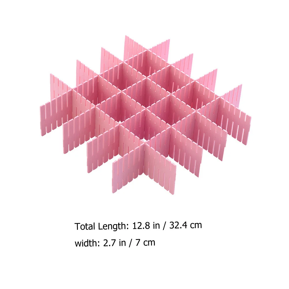 8 قطعة منظمات الأدراج المنزلية فواصل بلاستيكية قابلة للتعديل لتخزين أنيق ومنظم فواصل الأدراج البلاستيكية المنزلية #4