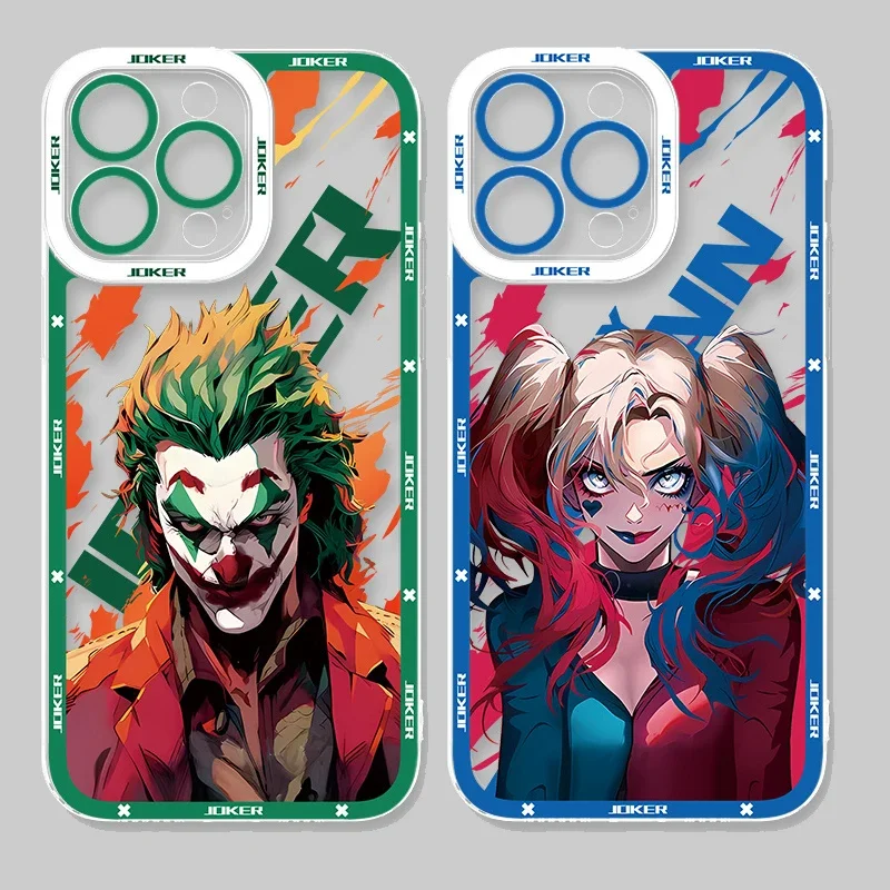 Anime Riminals Joker Phone Case For Xiaomi 14T 13T 12T 11T 10T 14 13 12 11 Lite 5G NE POCO F6 X6 Pro X3 NFC X5 X4 GT F3 F4 F5 M6