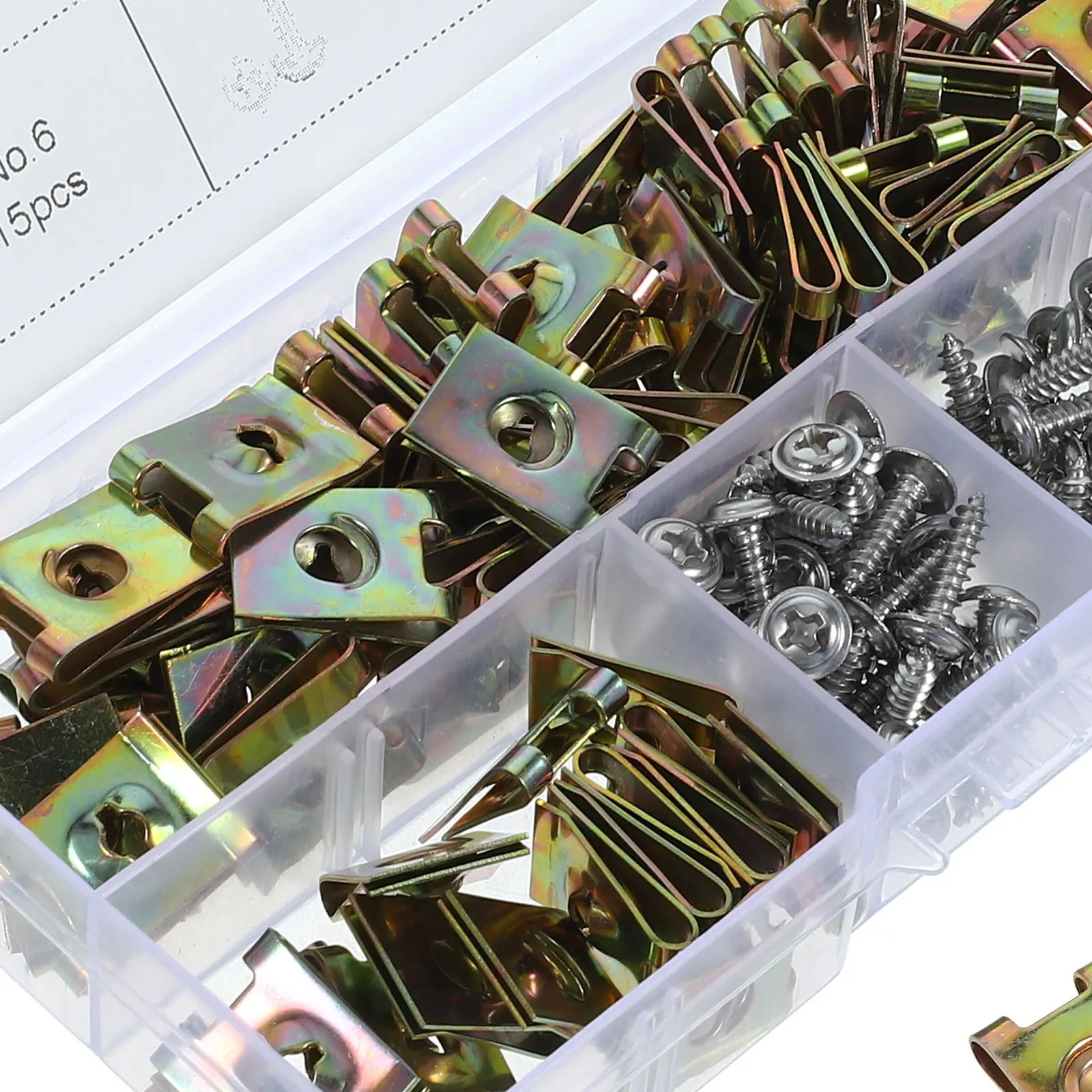 

1 set 1 Set Car Trim Panel Retainer Fasteners Bumper Door U Clips Automotive Body Retainer Clips Fastener Accessories