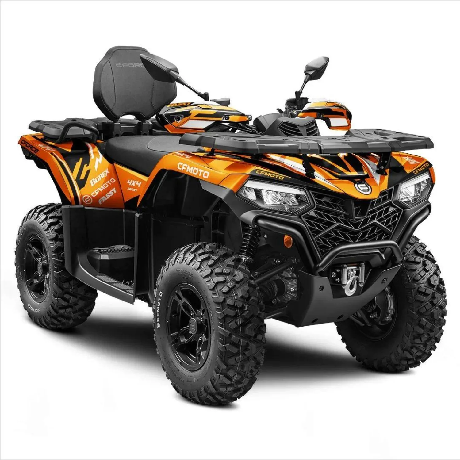 Body Fairing Sticker Decals Protective Quads / Atv 4x4 Full Graphic Kit For CFMOTO CFORCE 400+450+500+520 2022-2026 Design-45