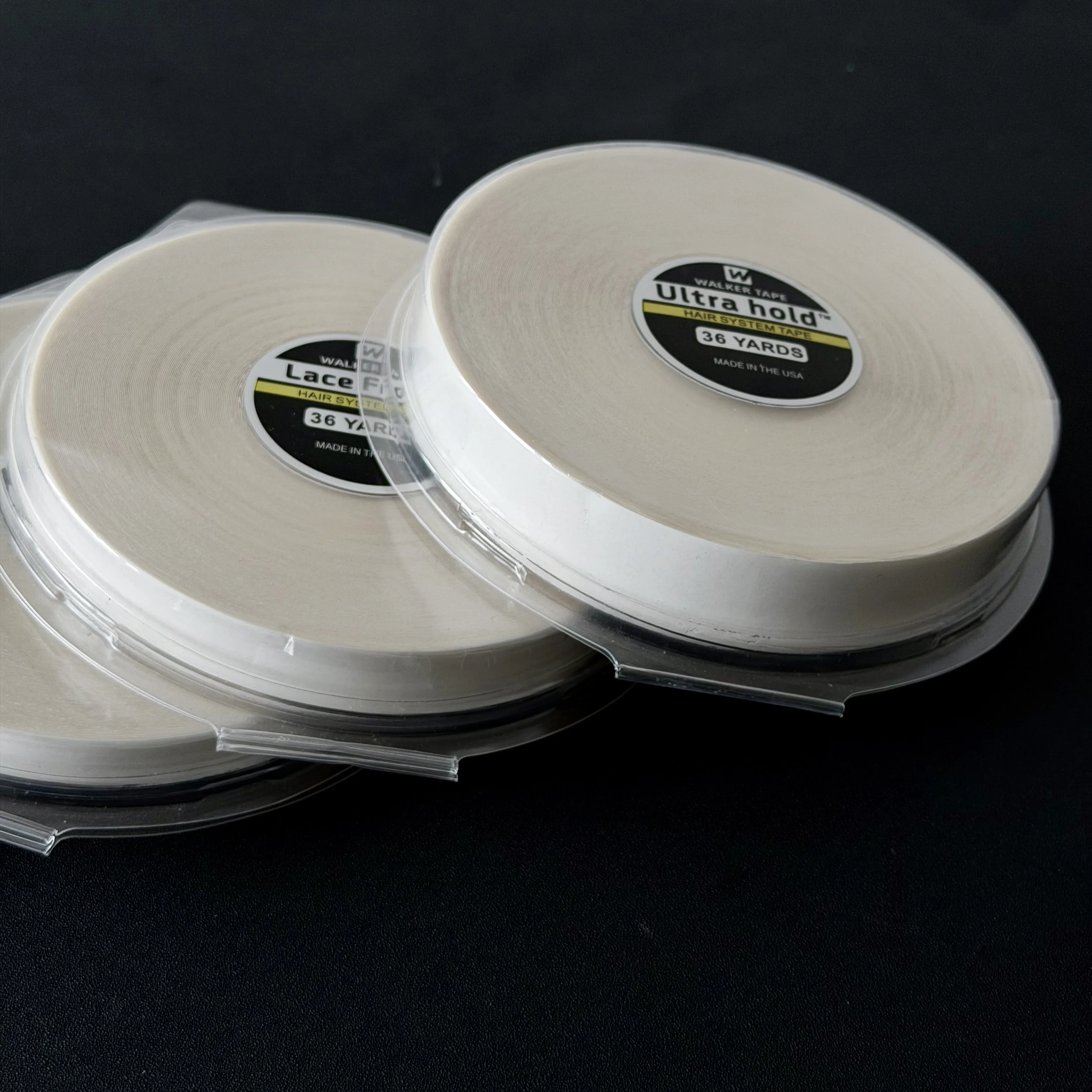 

36 Yards Ultra Hold Walker Tape 5 Sizes 0.8/1.0/1.27/2/2.54cm Shell Protected Tape for Lace Wig Toupee Hairpiece