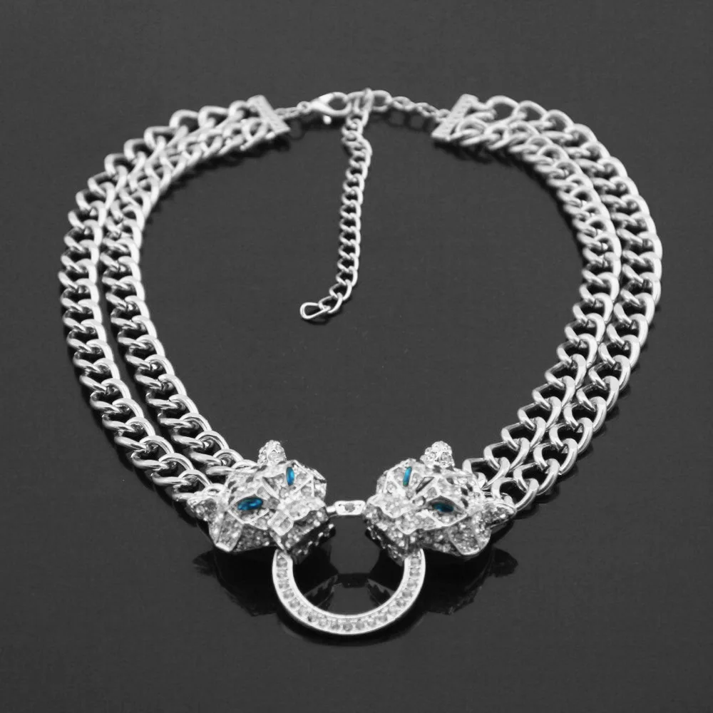 Fashion Necklace Full Diamond Pendant Female Short Clavicle Chain Party Special