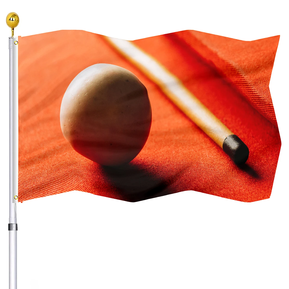 Billiard Pool Balls Pattern Flag Snooker Contest Entertainment Game Decorative Flags Banners with Brass Grommets for Men Gifts