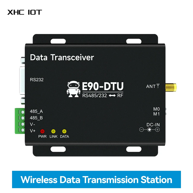 

Wireless Transceiver 2.4GHz 12dBm Module Wireless Data Transmission Station RS485 RS232 Industrial Modem E90-DTU(2G4HD12)