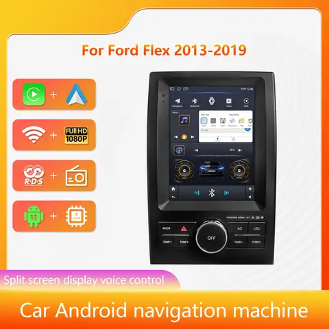 Uttgala 9.7무선 안드로이드 자동/Carplay 라디오 2013-2019 Ford Flex 멀티미디어 플레이어 자동차 네비게이션 프레임 4G WIFI GPS 스테레오 Uttgala 9.7무선 안드로이드 자동/Carplay 라디오 2013-2019 Ford Flex 멀티미디어 플레이어 자동차 네비게이션 프레임 4G WIFI GPS 스테레오