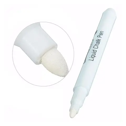 Bilashmart 10 PCS White Liquid Chalk/Marker Pens for Glass Window Blackboard Dust-free Chalk School Supplies Teacher Supplies