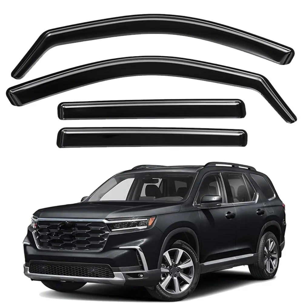 

For 2023-2025 Honda Pilot In-Channel Window Visors Vent Rain Guards New