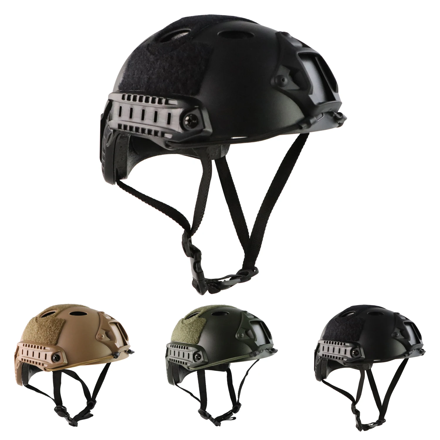 Airsoft capacete rápido pj capacetes táticos cs equitação tiro capacete militar equipamento de proteção para esportes ao ar livre jogos paintball