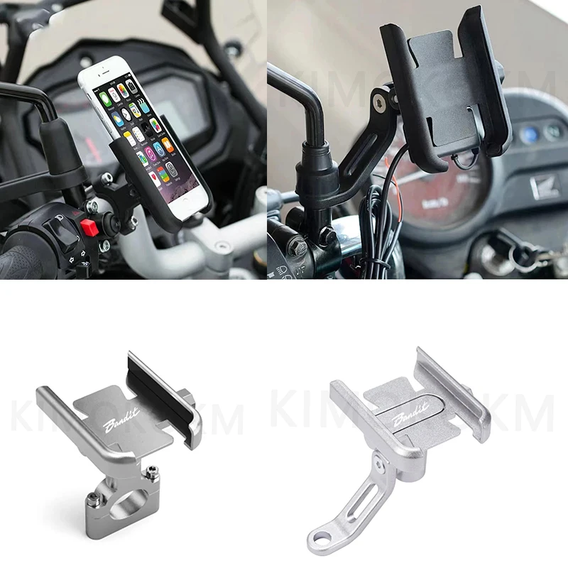 

For SUZUKI Bandit 1200 1250 1250S 1250F 250 400 650 GSF650 GSF 650 Motorcycle Mobile Phone Holder GPS Navigator Mirror Handlebar