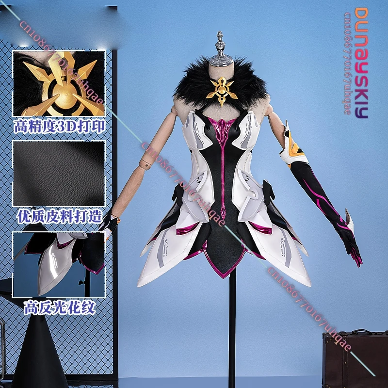 Honkai Impact 3rd Cosplays Kiana Kaslana Costum Kiana Sexy Slim Fit Battle Skirt Wig Shoe Set Halloween Disguise for Adult Women