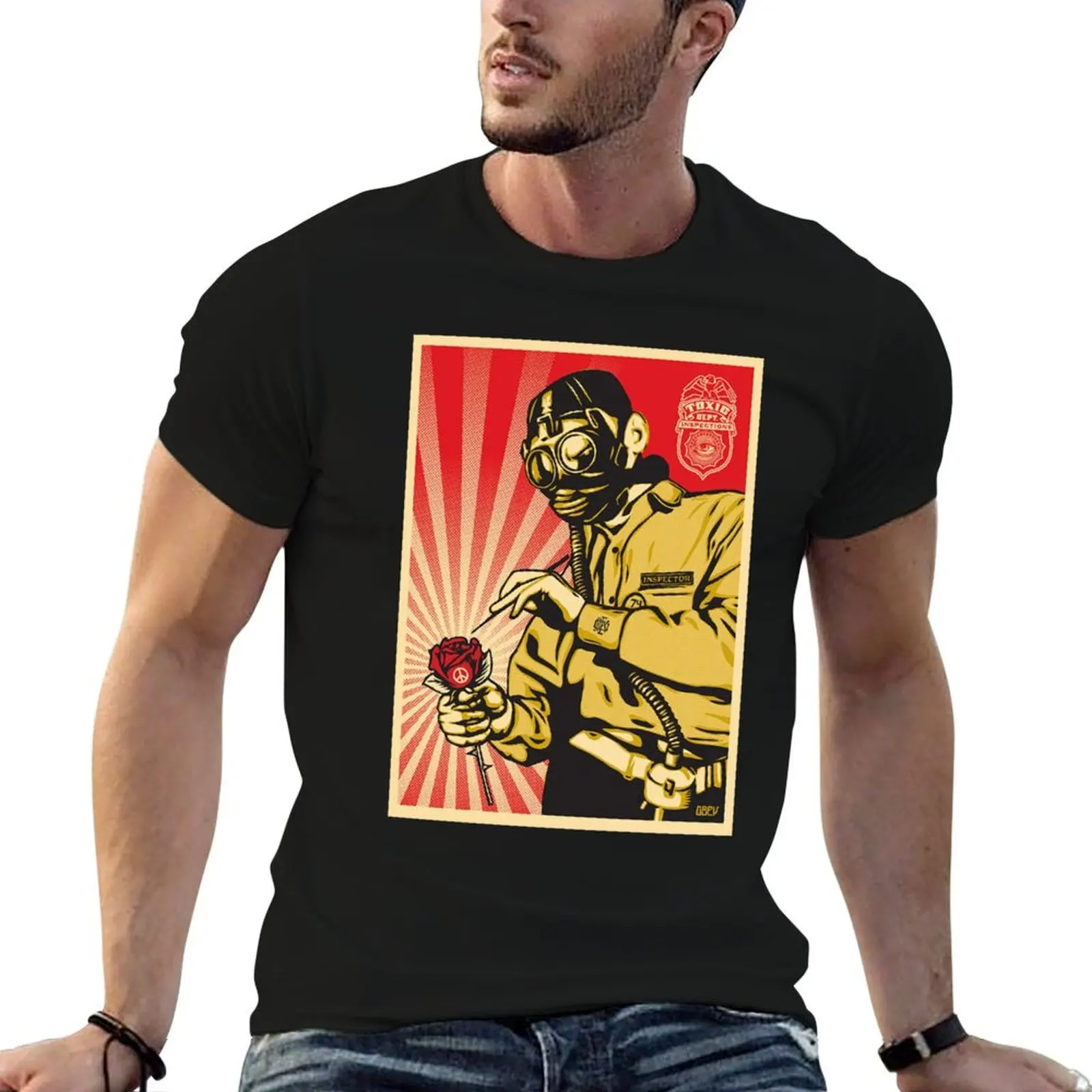 

Art by Shepard Fairey, Shepard Fairey Art urbain T-Shirt cotton t shirt pack man t shirt luxury t shirt custom print T-Shirt