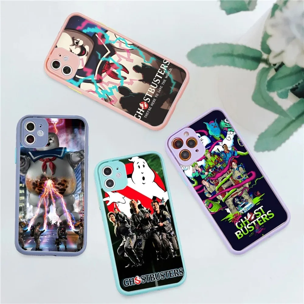 Movie E-Extreme G-Ghostbusters Phone Case for iPhone 14 11 12 13 Mini Pro Max 8 7 Plus X XR XS MAX Translucent Matte Cover