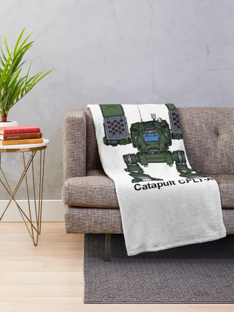 Catapult CPLT-A1 - Inner Sphere BattleMech Throw Blanket Furrys Winter beds Sofa bed plaid Blankets