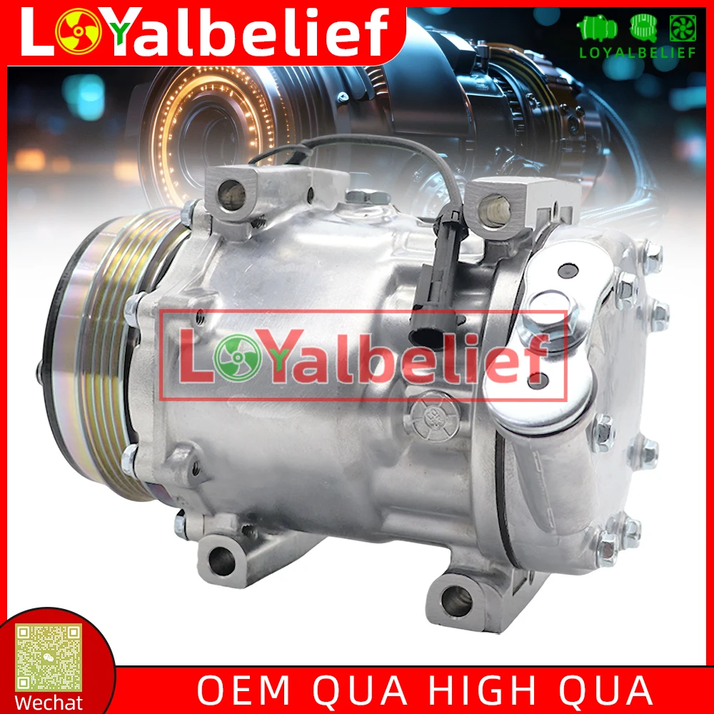 SD7V16 AC Compressor For FIAT Ducato IVECO Daily II CITROEN Jumper PEUGEOT Boxer 2.3 3.0 71721760 504005418 6453SV 6453SW