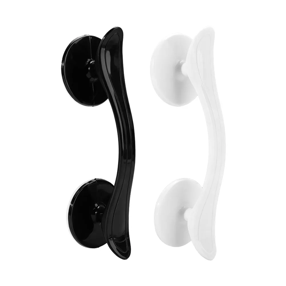Non Punching Suction Cup Door Handle Non-slip Surface Mounted Door Punch-free Pulls Plastic Easy to install Cabinet Handle