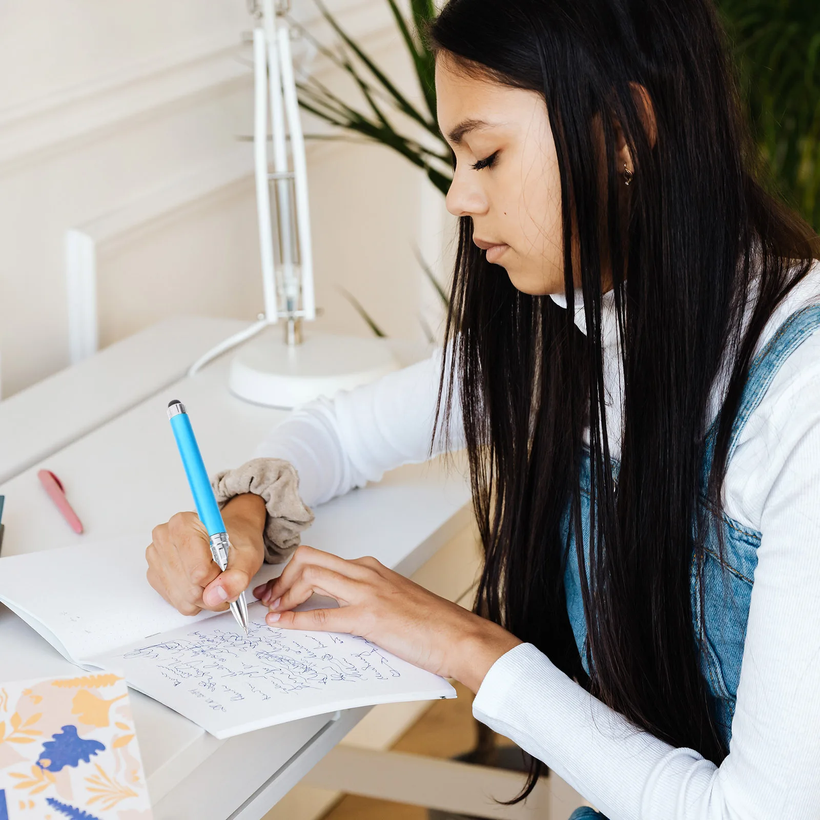 

3 Pcs Bulk Gifts Sublimation Pen Printing Ballpoint Ink Pens Small Blank Diy Use Blue for Heat Transfer