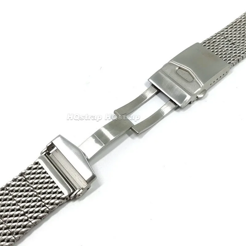 Metal Strap 20mm 22mm Stainless Steel Band Milanese Wristband Quick Release Bracelet Universal Replacement Belt for Man Woman