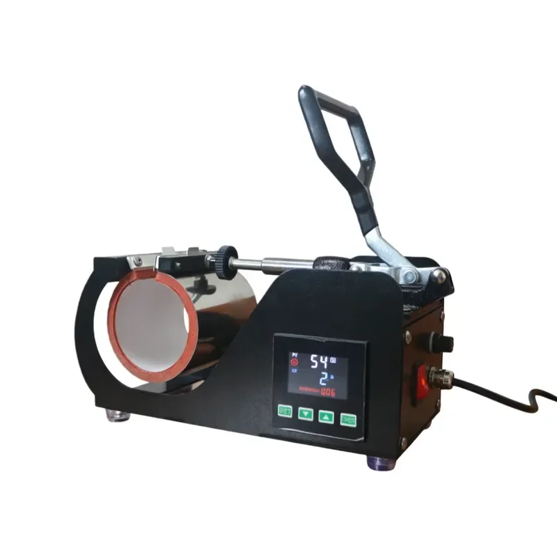 4 in 1 Large Frame Horizontal Mug Heat Press Machine, Sublimation & Heat Transfer Printer with LED Display & Auto Timer