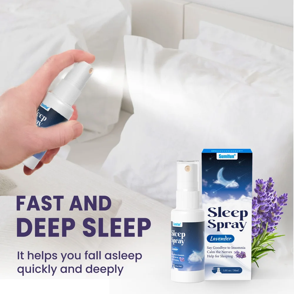 Lawendowy spray do spania Bezpieczny sen Zdrowy ciało K50021