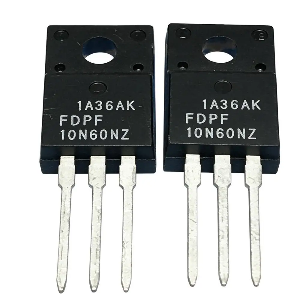 5PCS FDPF10N60NZ 600V 10A FQPF11N50CF 500V 11A FB4410Z IRFB4410Z 100V 97A SSS5N80A 800V 5A D15E60 IDD15E60 600V 15A STK1060