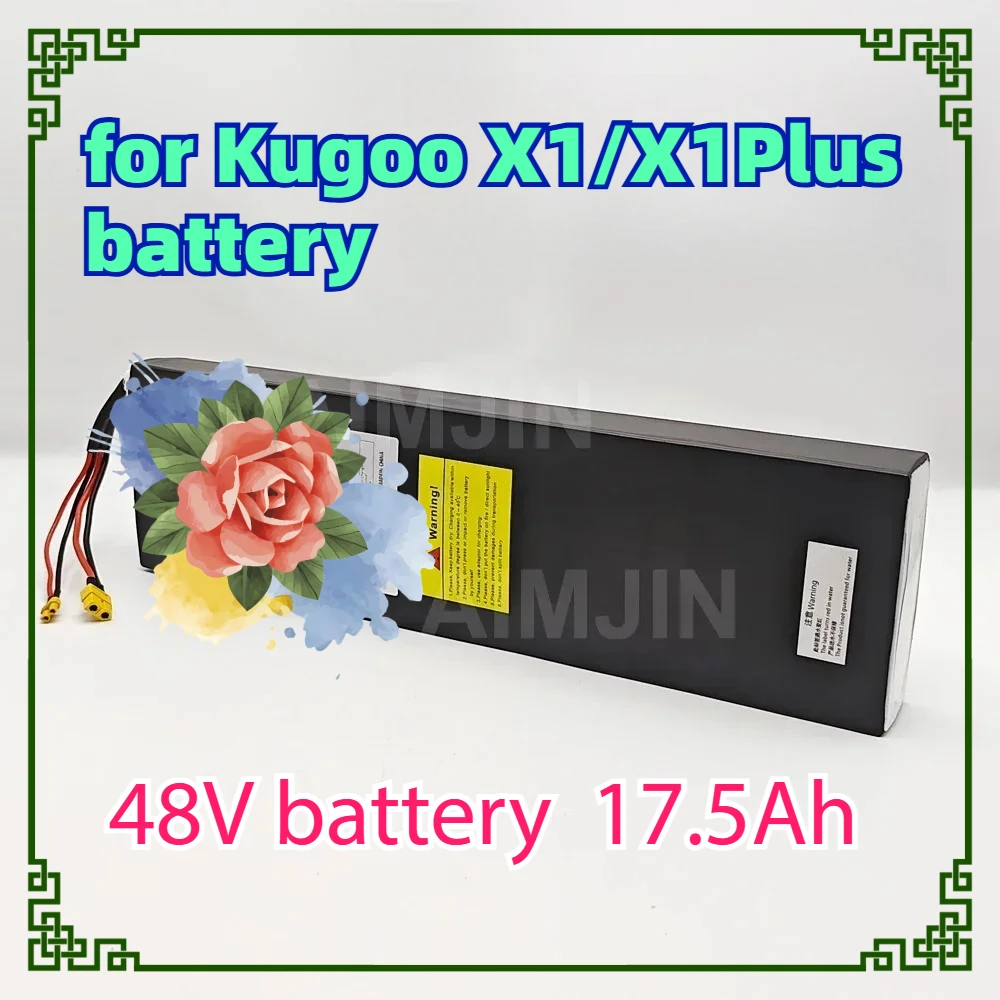 

13s5p battery pack with BMS 48V battery 17.5Ah battery for Kugoo X1/X1Plus scooter lithium