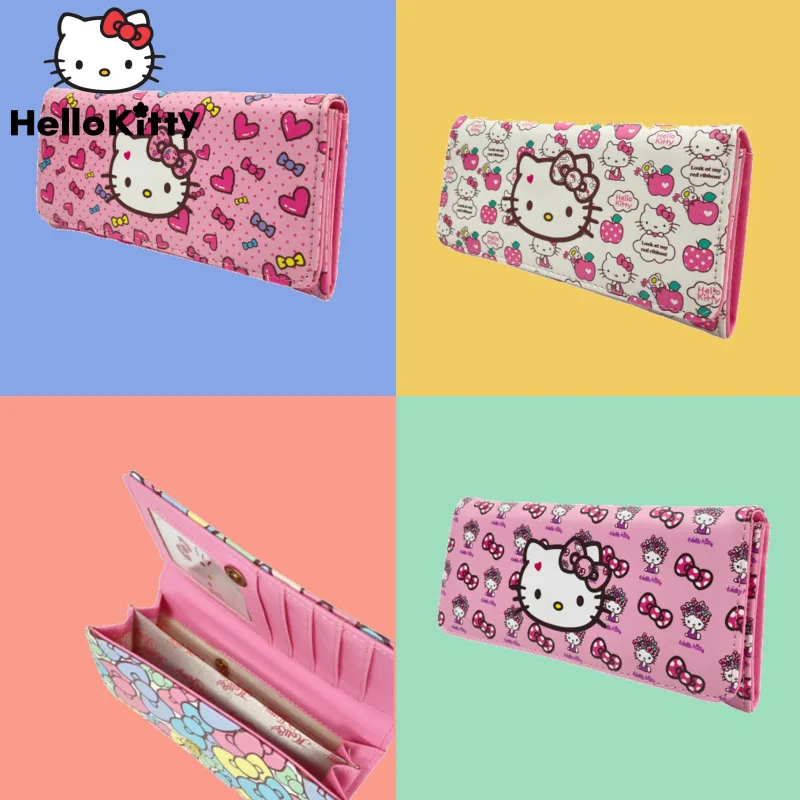 

Sanrio Hello Kitty Women's Hasp Zipper Long Wallet New Purse Wallet Y2k Cute Cartoon Fashion Handbag Girl Wallet Children's Bag