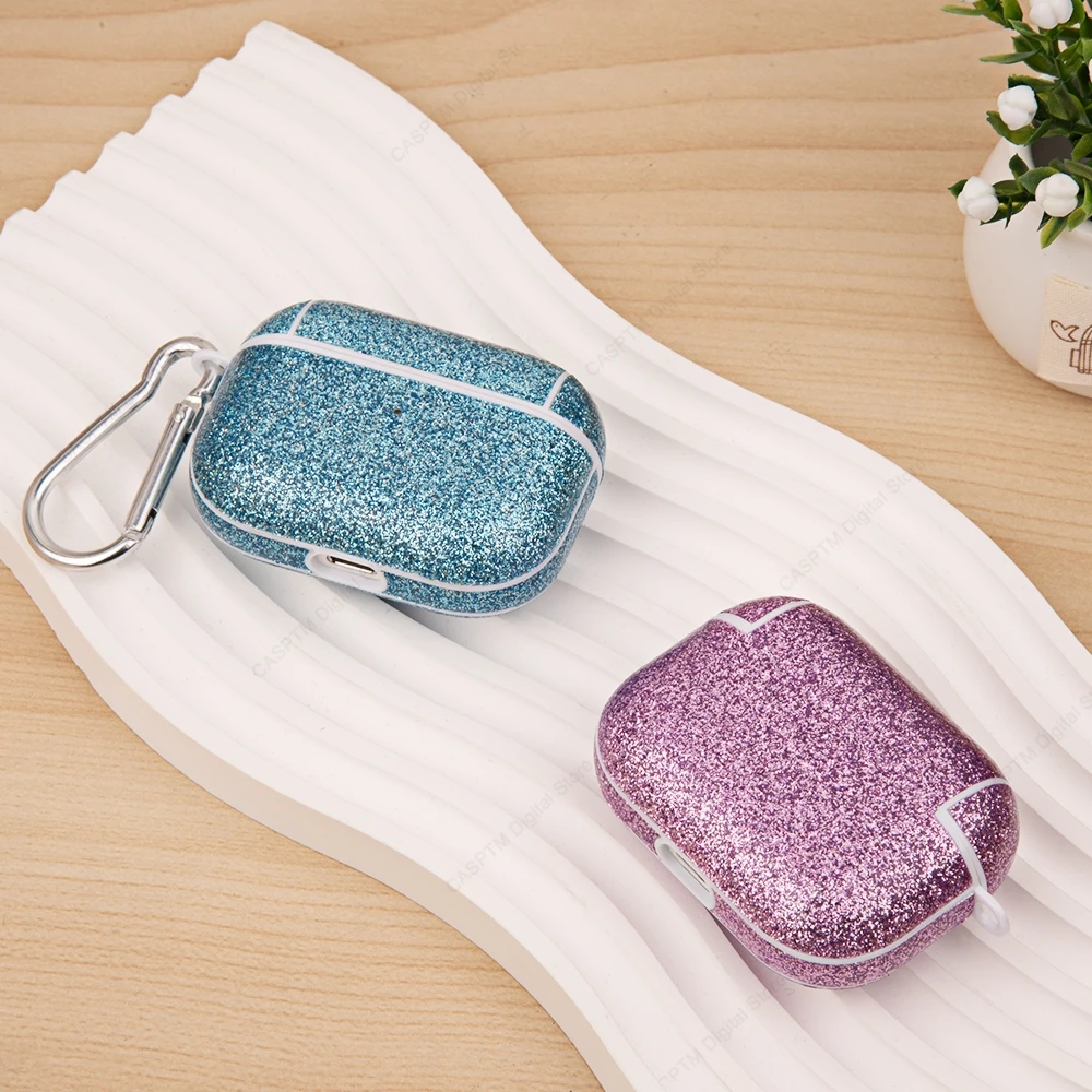 Luxury Bling Glitter Earphone Case For Airpods Pro 2 3 1 Wireless Earphone Cover For AirPods Pro2 Pro 2 2nd USB C Gen Cases Capa