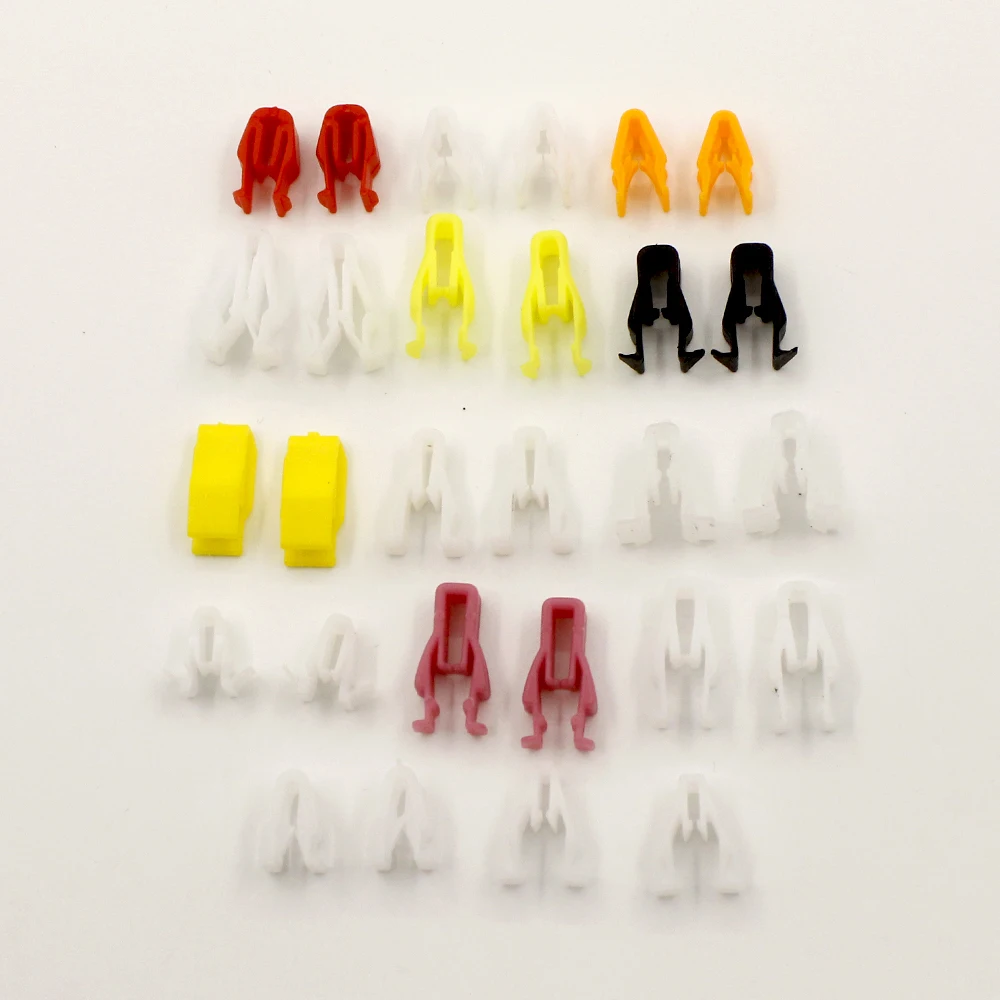 Car Center Console Panel Trim Clips Dashboard Navigation Sound Fastener 14 models Mixed 28pcs