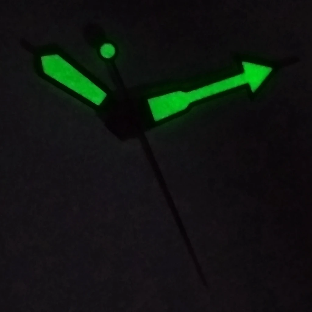 สีเขียวส่องสว่างนาฬิกามือ Fit NH35 NH36 ETA 2824 2836 Miyota 8215 8205 821A DG2813 3804 นาฬิกาอุปกรณ์เสริม