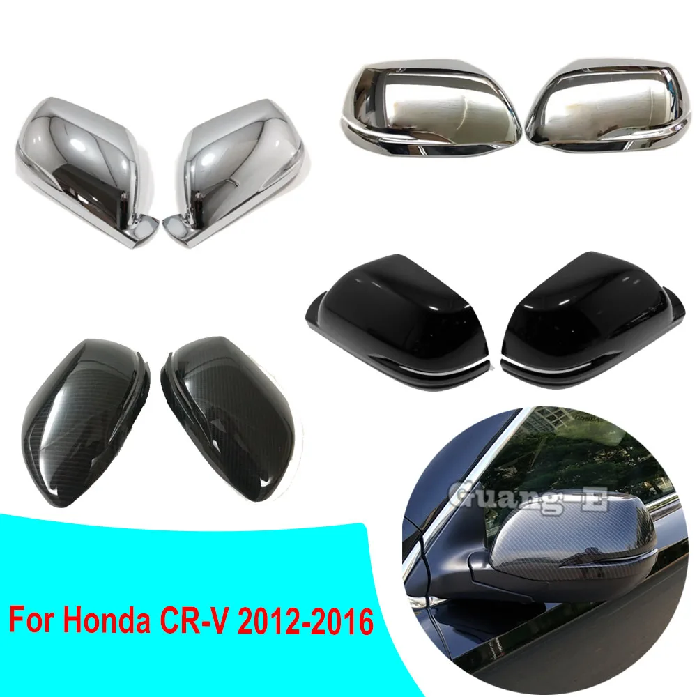 

Car Styling Stick Rear View Rearview Side Glass Mirror Cover Trim Frame 2pcs For Honda CRV CR-V 2012 2013 2014 2015 2016