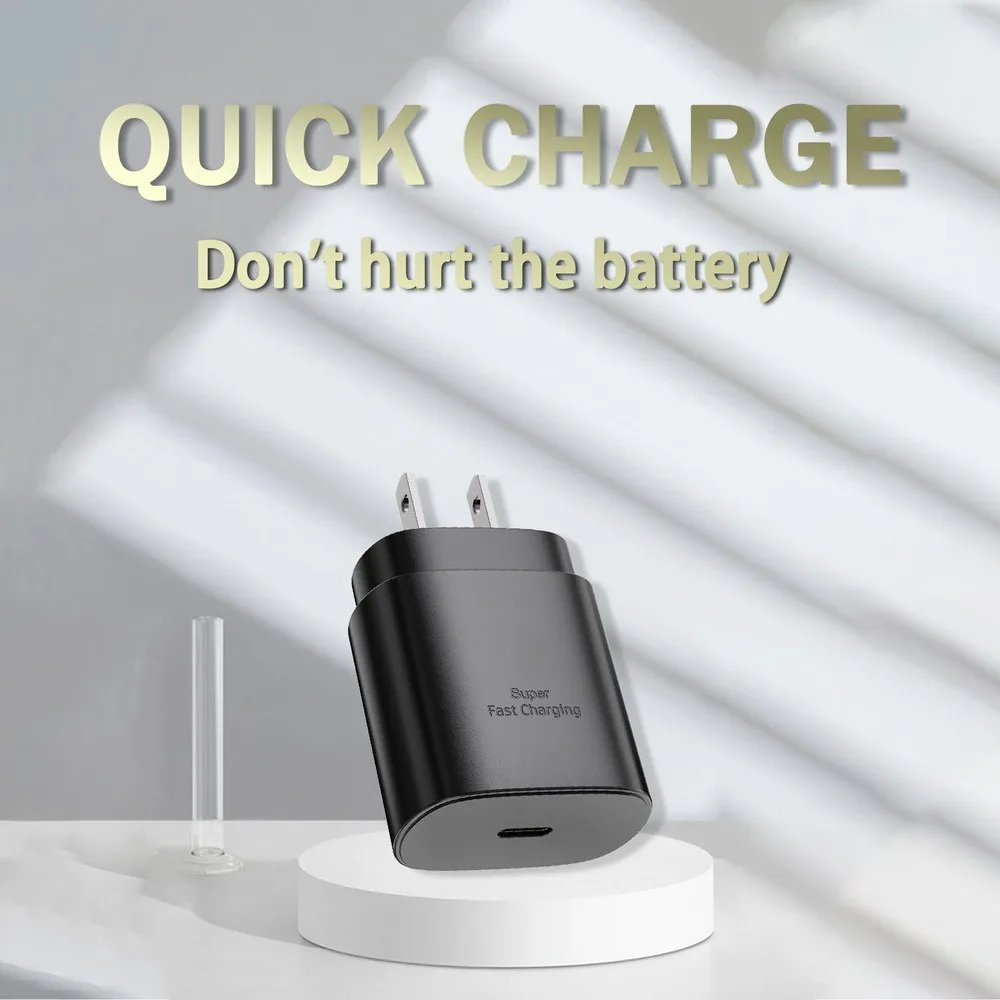 

10pcs Lot Super Fast Charger 25W USB C PD Wall Power Adapter For Samsung For Galaxy
