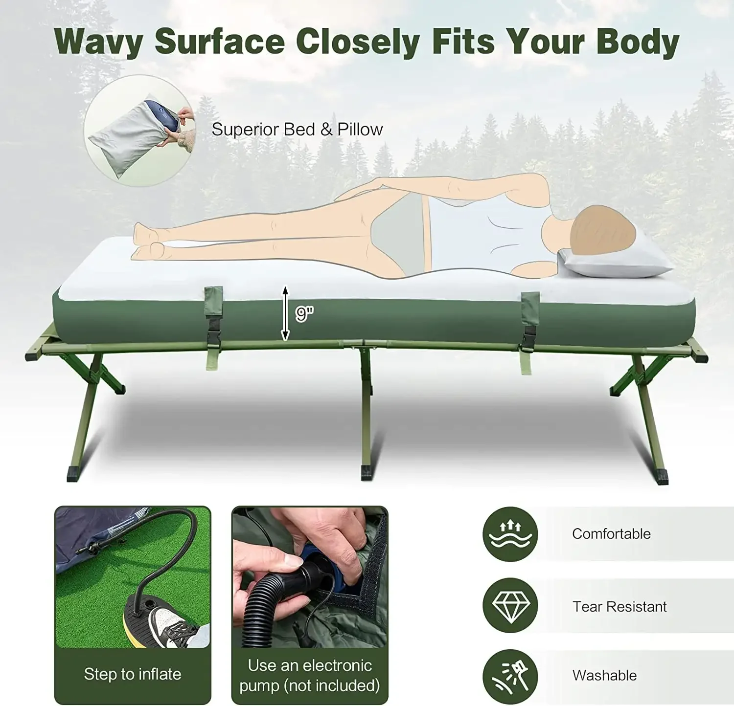 Barraca de pesca ao ar livre 4 temporada família luxo berço tenda acampamento à prova dwaterproof água 1-2 pessoas fora do chão dormir cama tendas