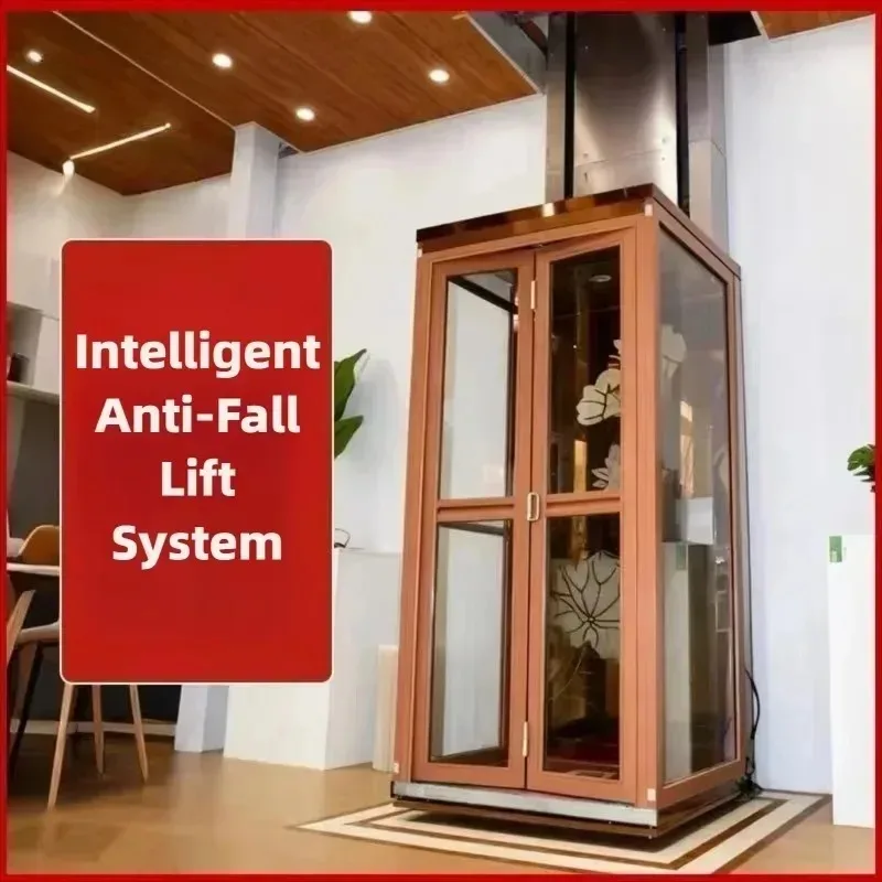 Customized FOB Price Small Home Elevator 2 3 4 5 Floors Indoor Outdoor Self Built Villa Hydraulic Duplex Scenic Passenger Lift