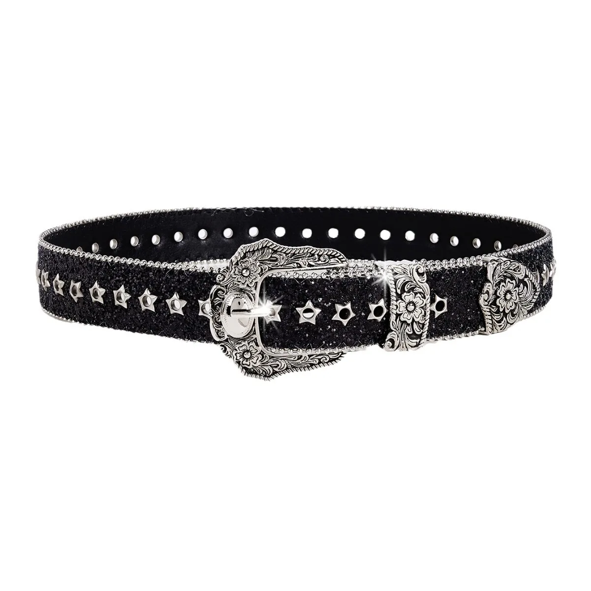 ベルト レディース スタイル アメリカン レトロ 装飾スカート スーツに合わせて着用 インスタイル パーソナライズされたベルト サブカルチャー ブラックベルト