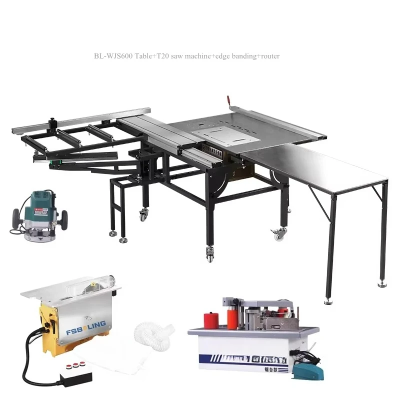 

Portable Rocker Arm Precision Table Saw Non-Bending Design for Factory Sites