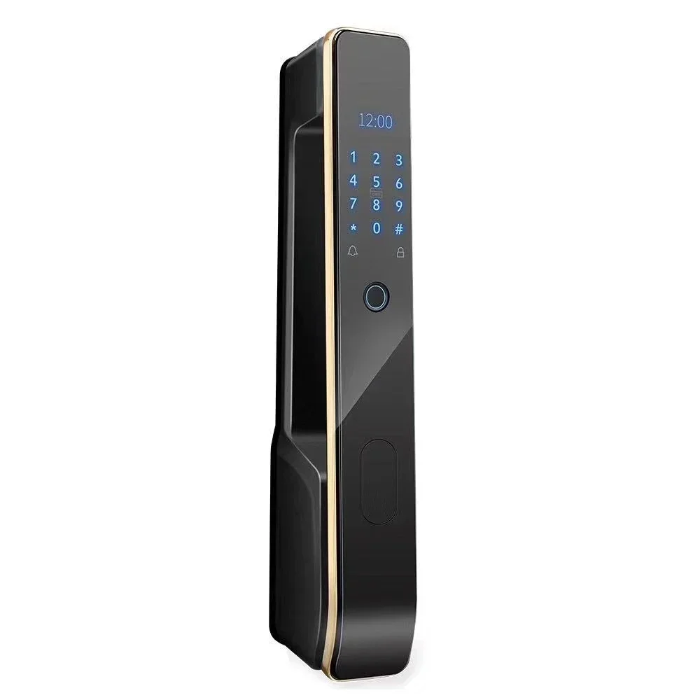 

High Security Fingerprint Keypad Smart Door Lock Unlock With Code, Card, Fingerprint And Key