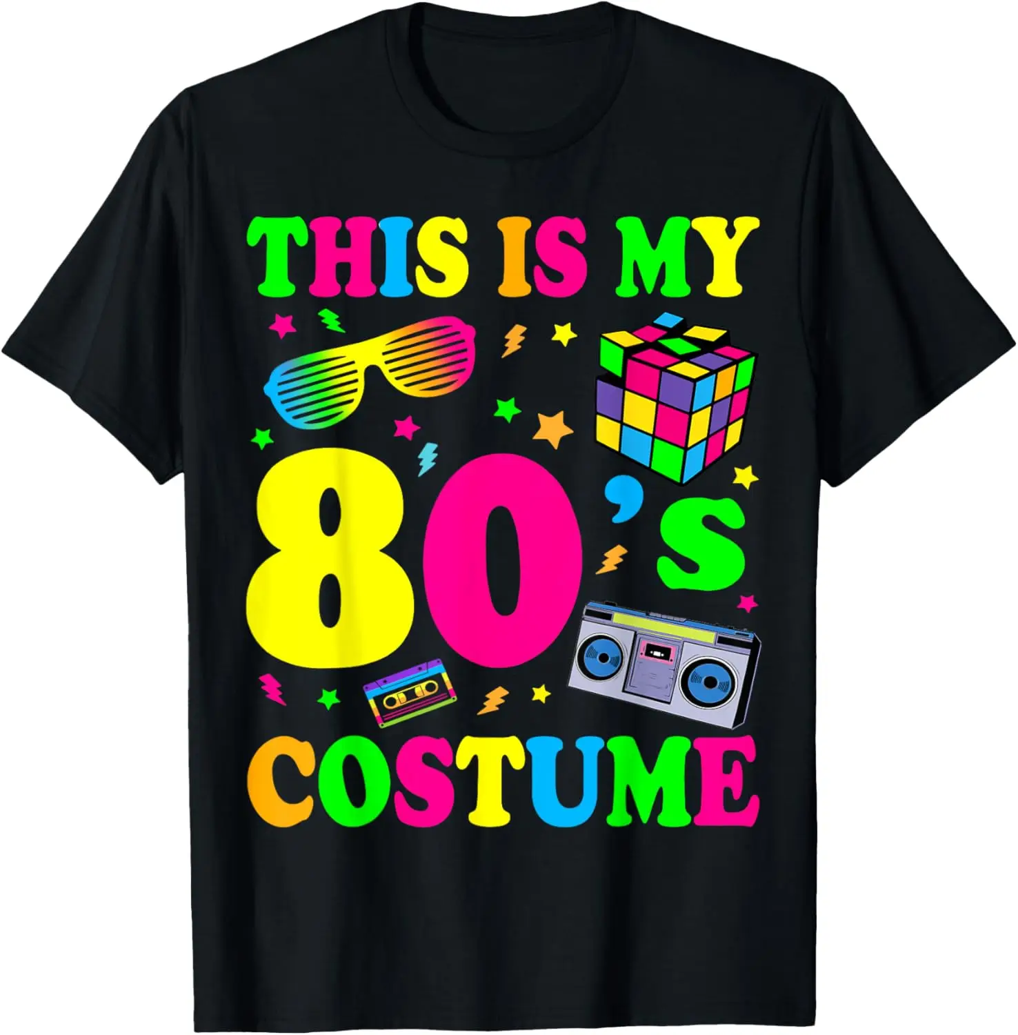 This is My 80s Costume - Fancy Dress Party Idea/Halloween T-Shirt