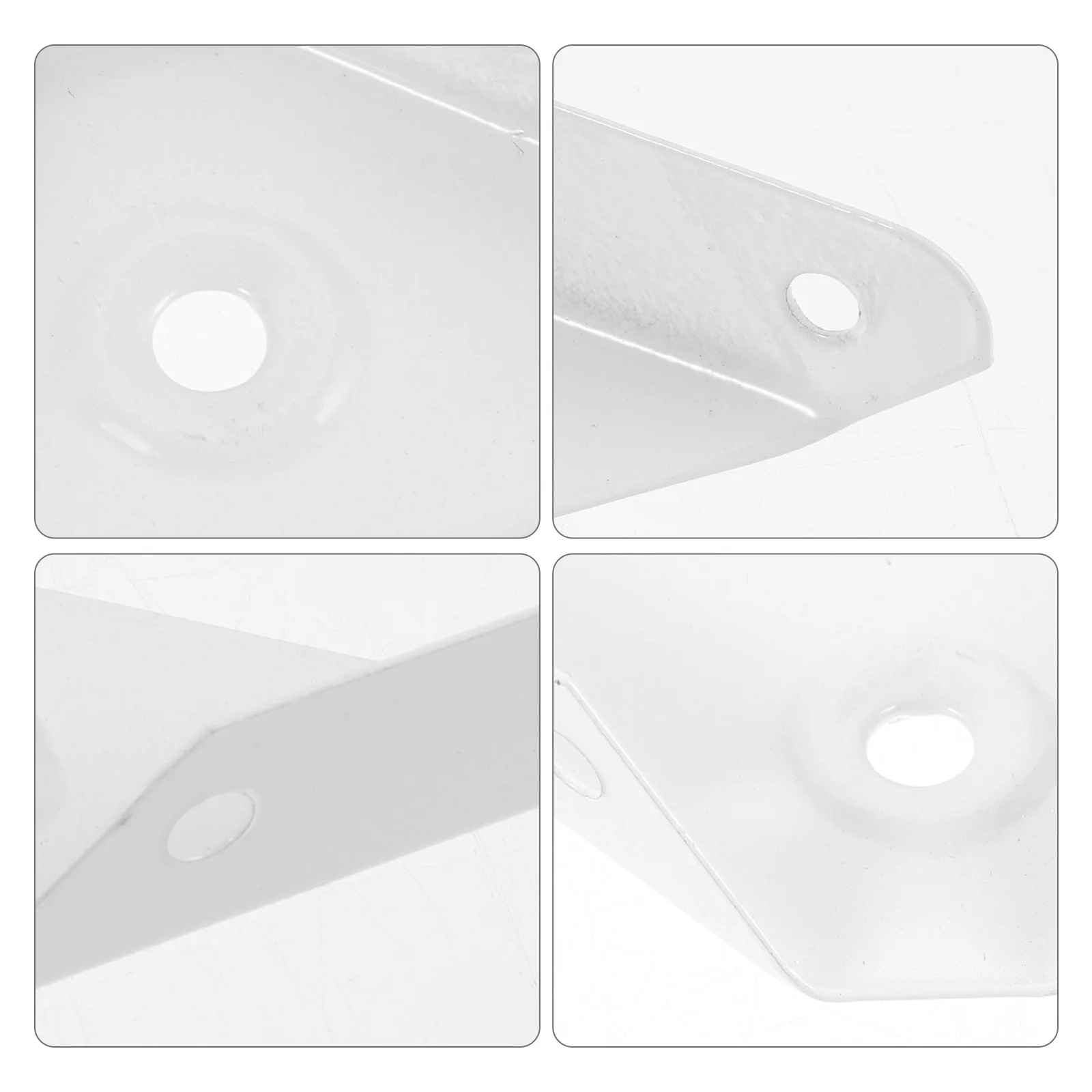 

12Pcs Cabinet Corner Brackets Steel Triangle 90 Degree Braces for Wood Frame Shelf Corner Repair Angle Bracket