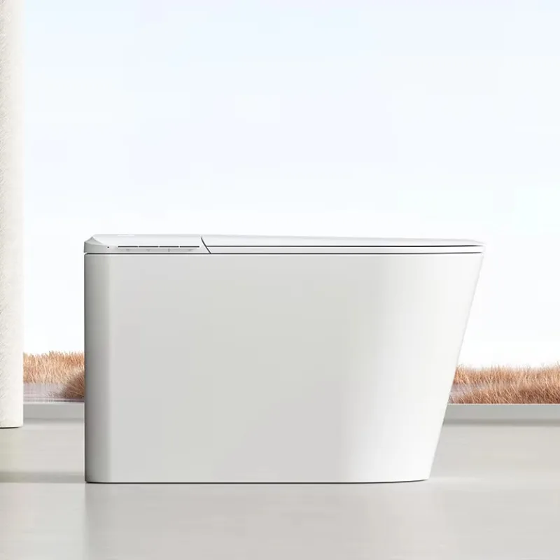 Art Smart Automatic Open/Close Cover Bidet Power Rinse Warm Water Heating Seat Dryer Night Light S-Trap Slender Remote