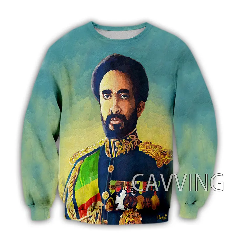 New Fashion Women/Men's 3D Print  HAILE SELASSIE I  Crewneck Sweatshirts Harajuku Styles Tops Long Sleeve Sweatshirts