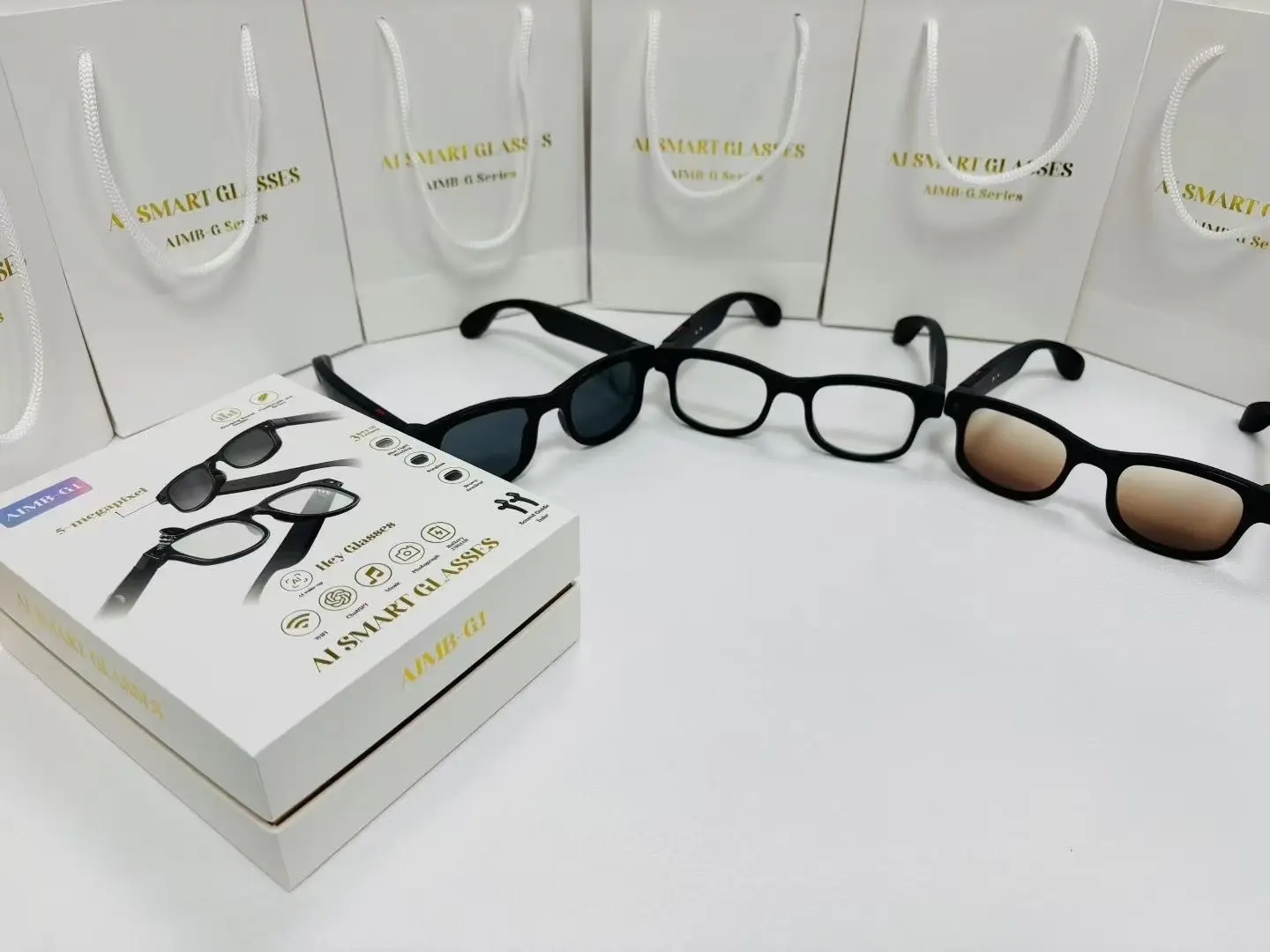 ZECAA умные беспроводные Bluetooth интеллектуальные HD 500M очки для видеокамеры умные очки для видео