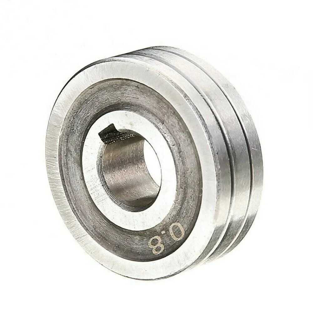 

Mig Welder Feed Roller Steel Drive Roller Godet Knurled Parts V-Groove Wire 0.6-0.8&0.8-1.0 10mm 2 Pcs Accessories