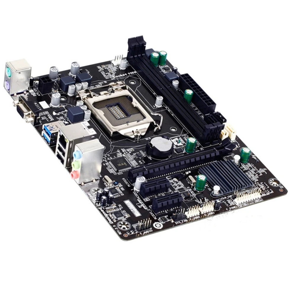 Imagem -02 - Usado Ga-h81m-s1 Desktop Placa-mãe H81 Soquete Lga 1150 i3 i5 i7 Ddr3 16g Micro-atx Uefi Bios Mainboard