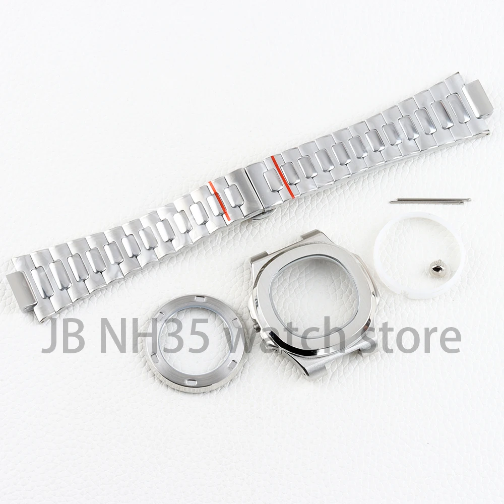 40mm Nh35 Watch Case For Nautilus NH35 NH36 NH38 Movement 29.8mm Dial Waterproof 316L Stainless Steel Modification Accessories