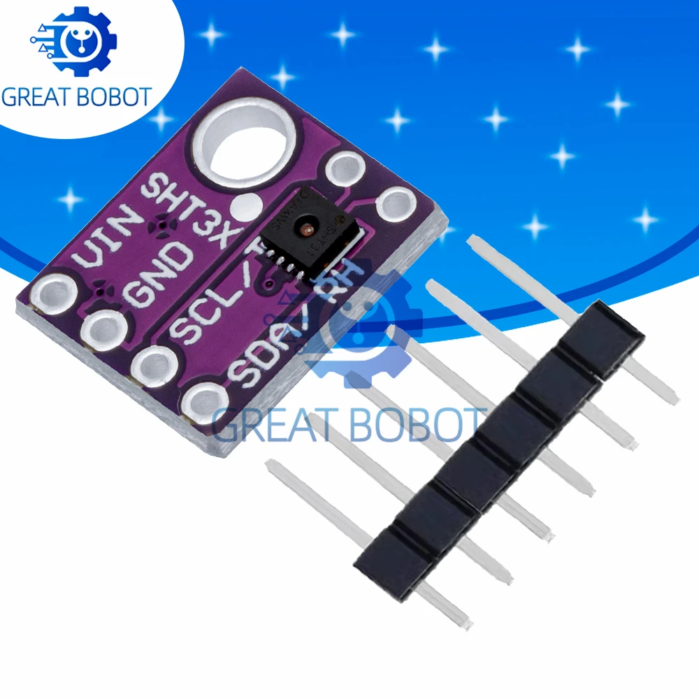 1~20PCS SHT31 SHT30 Temperature & SHT31-D Humidity Sensor Module Breakout Weather for Arduino