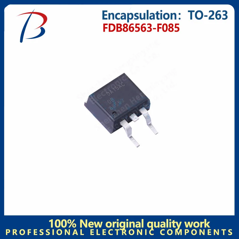 

10pcs FDB86563-F085 Package TO-263 N channel voltage :60V Current :110A FET