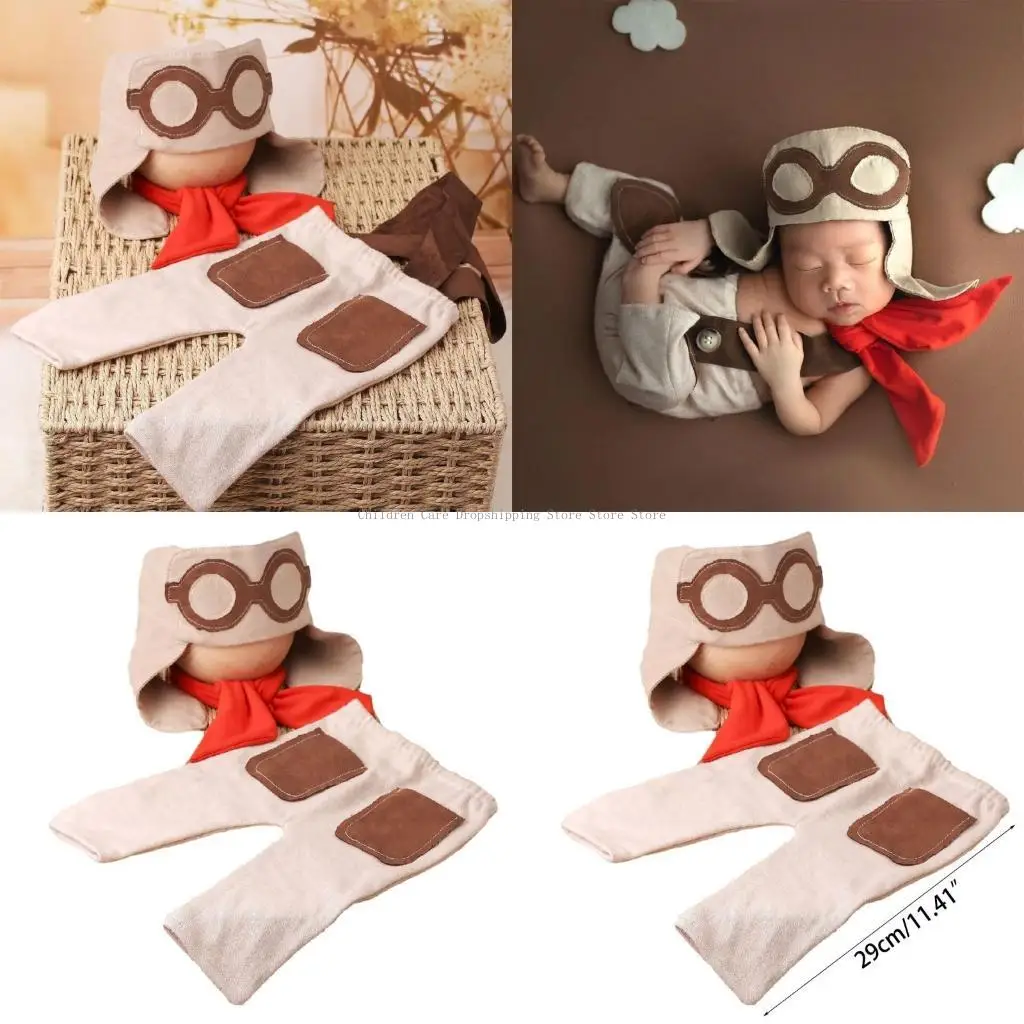 

Наряд для фотосессии новорожденного, детские штаны, очки, шапка, реквизит для позирования для младенцев