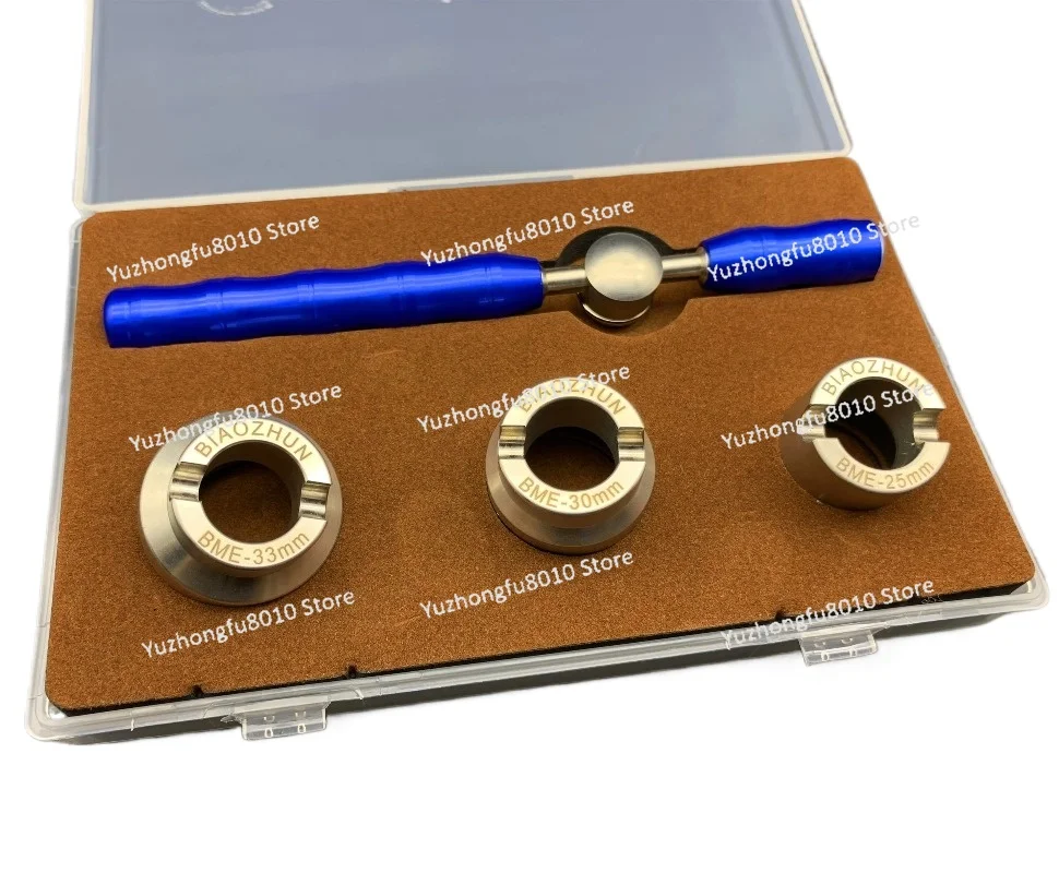Waterproof High Watch Back Case Opener Closer Remover With 3 Dies for Watchmaker Repair Tools Kit