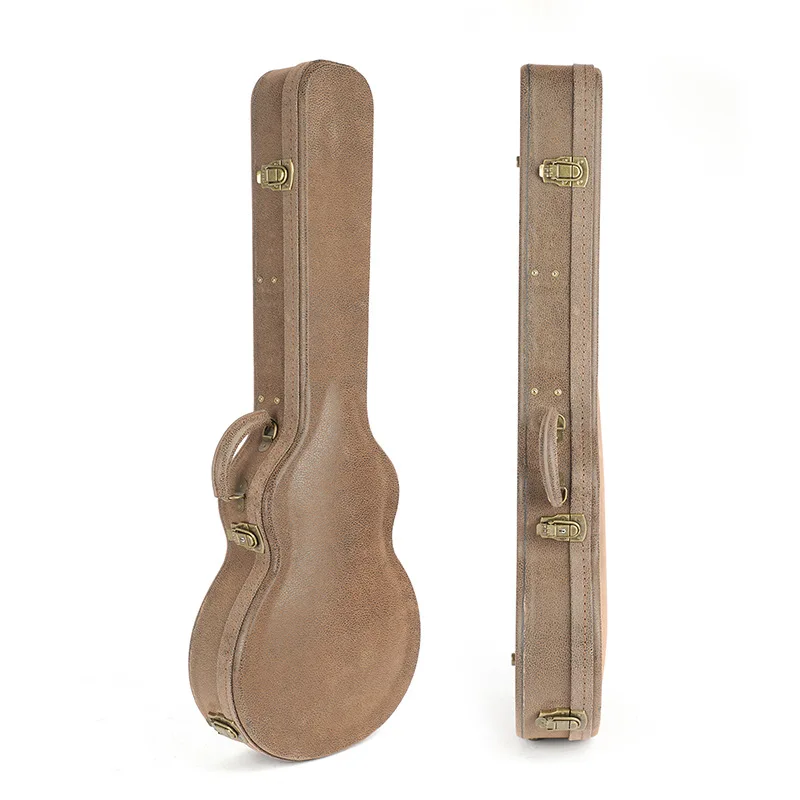 LP Electric Guitar Case Hard Shell Convex Pressure-Resistant Anti-Fall Waterproof Features Personalized Maple Ebony