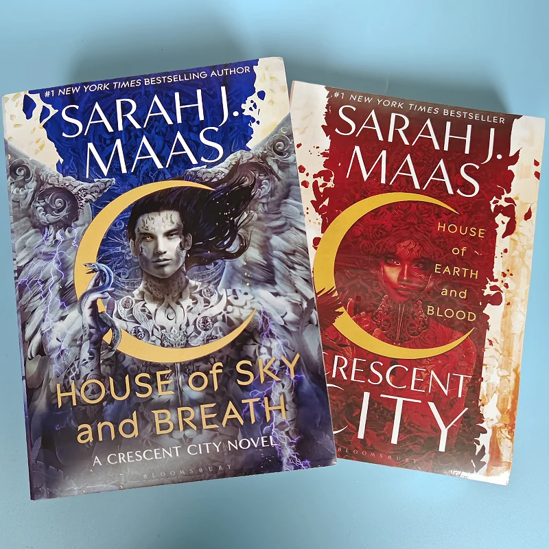 1pc A Crescent City Novel book in English Sarahj Maas house of sky and breath houe of earth and blood 2024